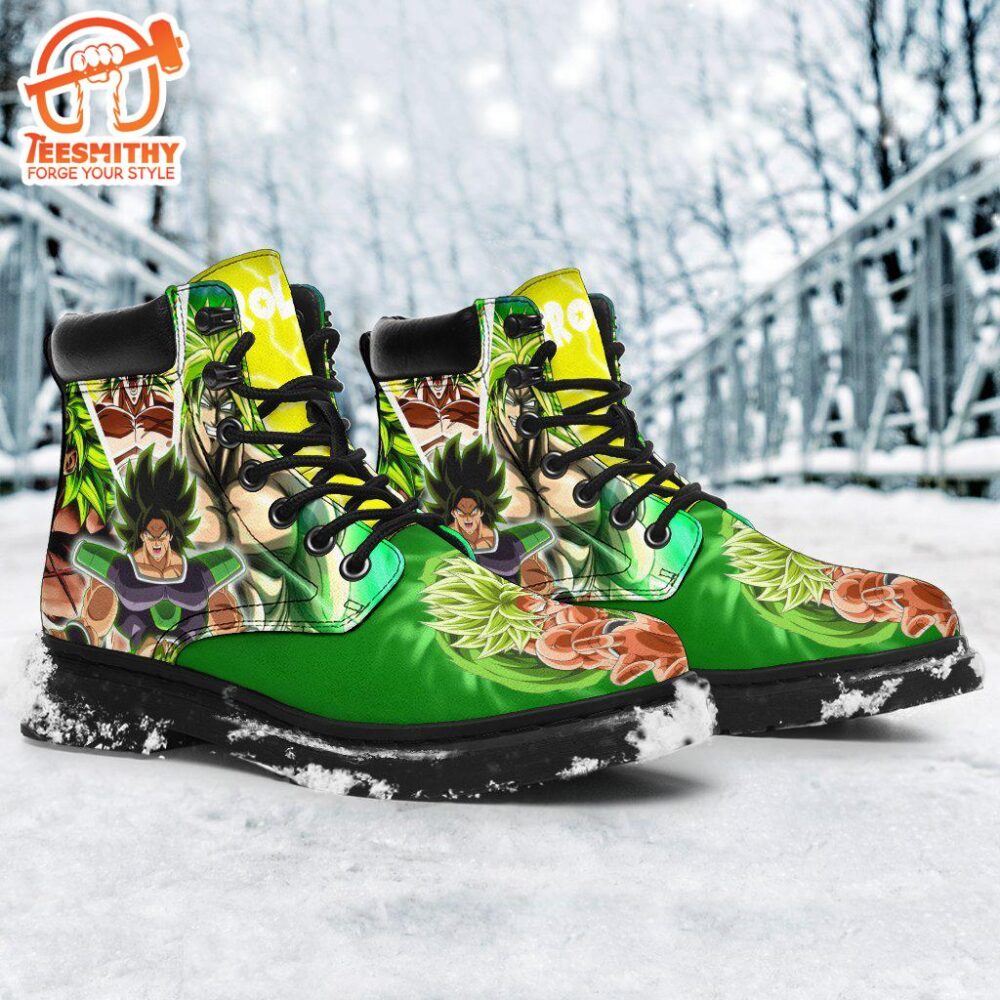 Broly Dragon Ball Super Boots Shoes Anime Custom Idea