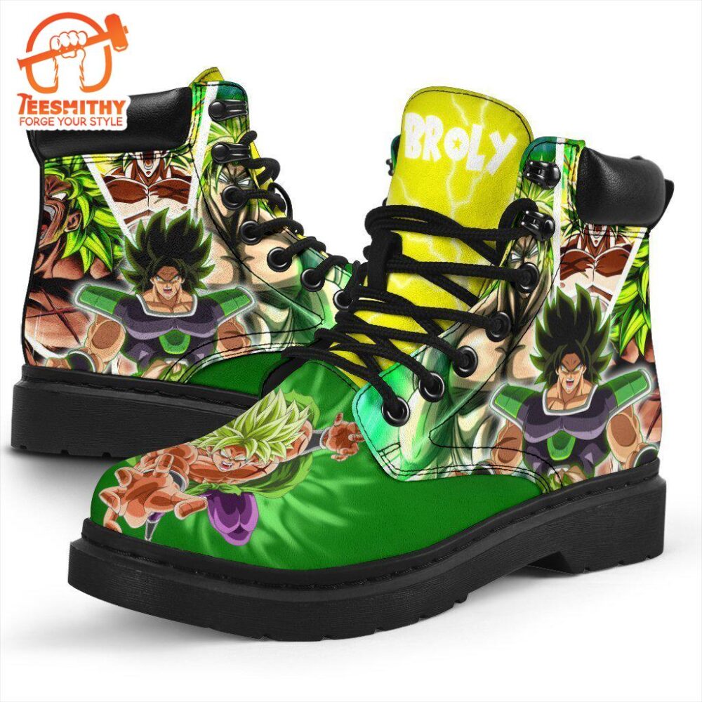 Broly Dragon Ball Super Boots Shoes Anime Custom Idea