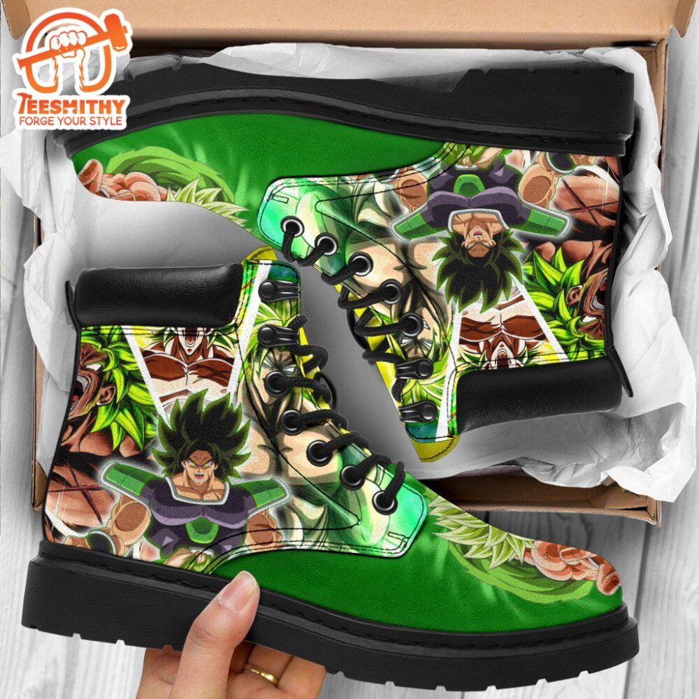 Broly Dragon Ball Super Boots Shoes Anime Custom Idea