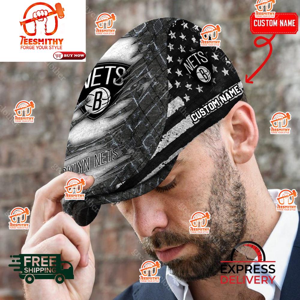 Brooklyn Nets NBA Personalized Jeff Cap