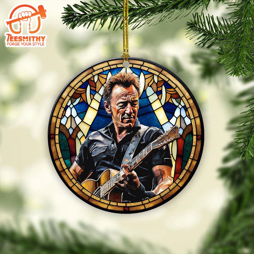 Bruce Springsteen Fixed Shape 2-sided Acrylic Ornament