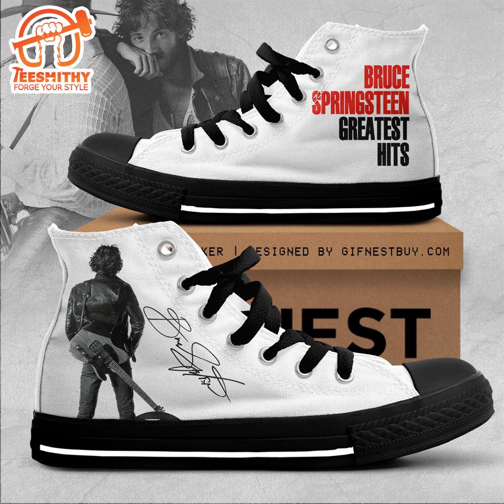 Bruce Springsteen Greatest Hits, Bruce Springsteen High Top Canvas Shoes