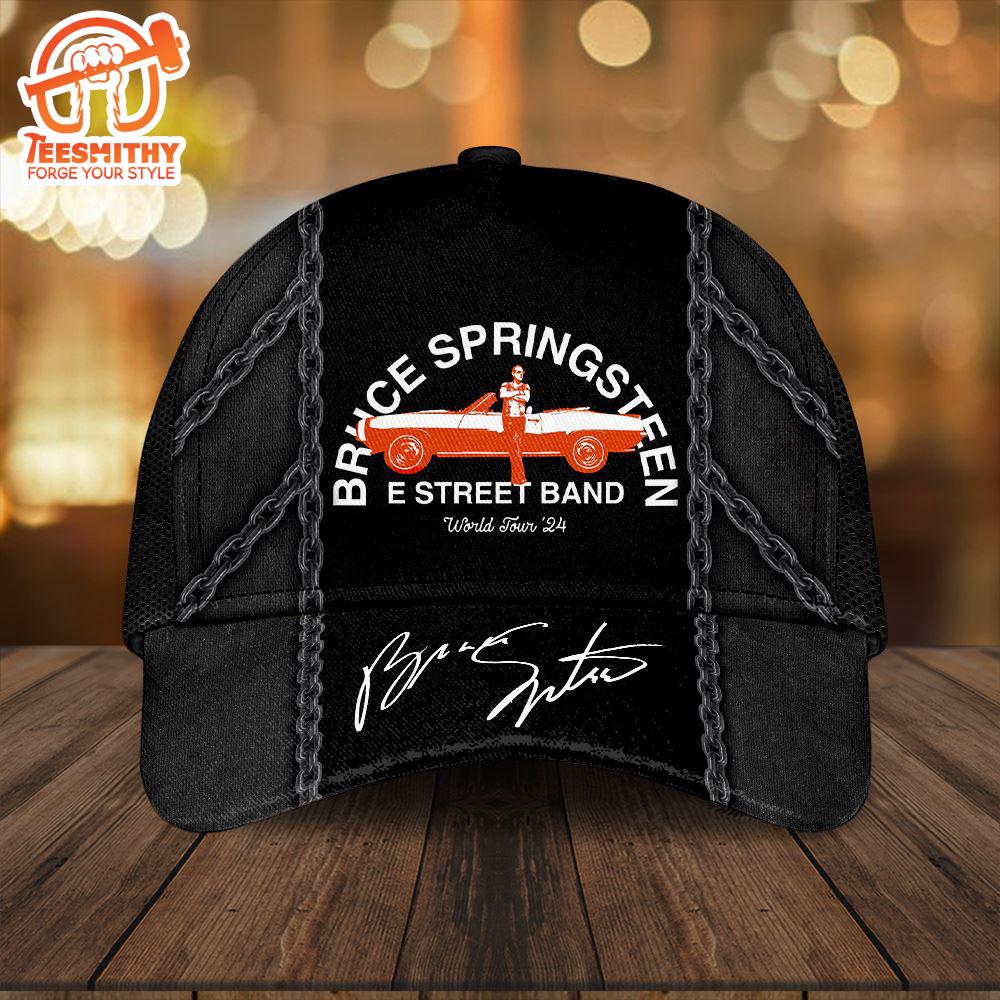 Bruce Springsteen Tour Music 2024 3D Cap Hat For Fans