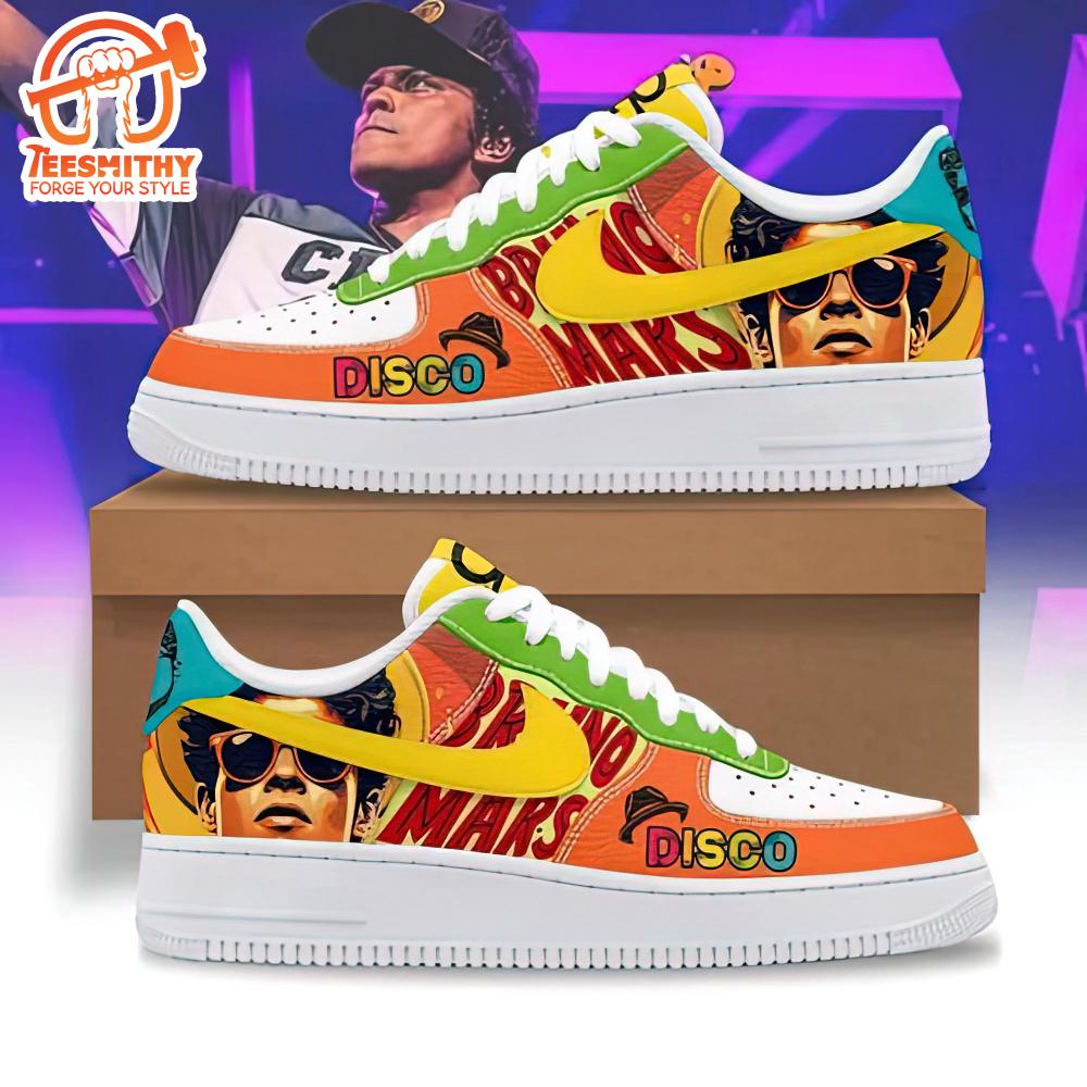 Bruno Mars Disco Air Force 1 Shoes Sneaker