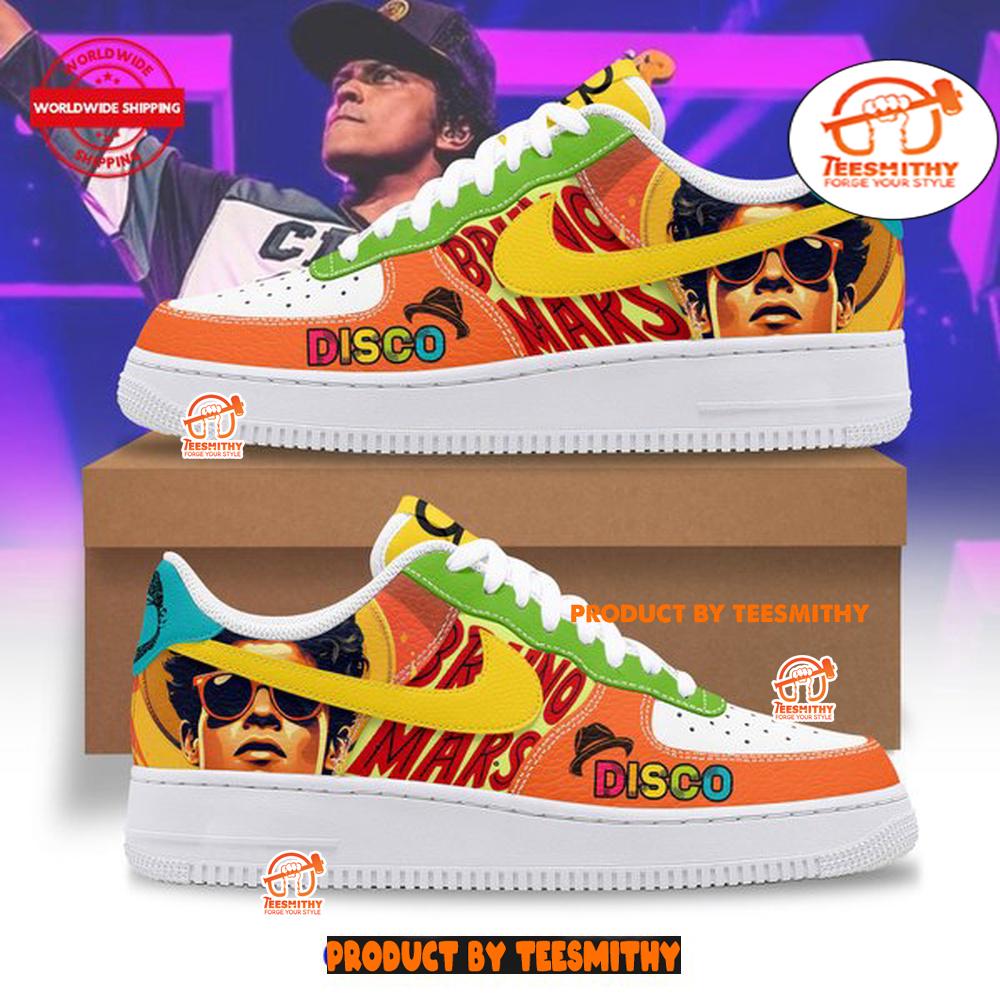 Bruno Mars Disco Limited Edition Air Force 1 Shoes