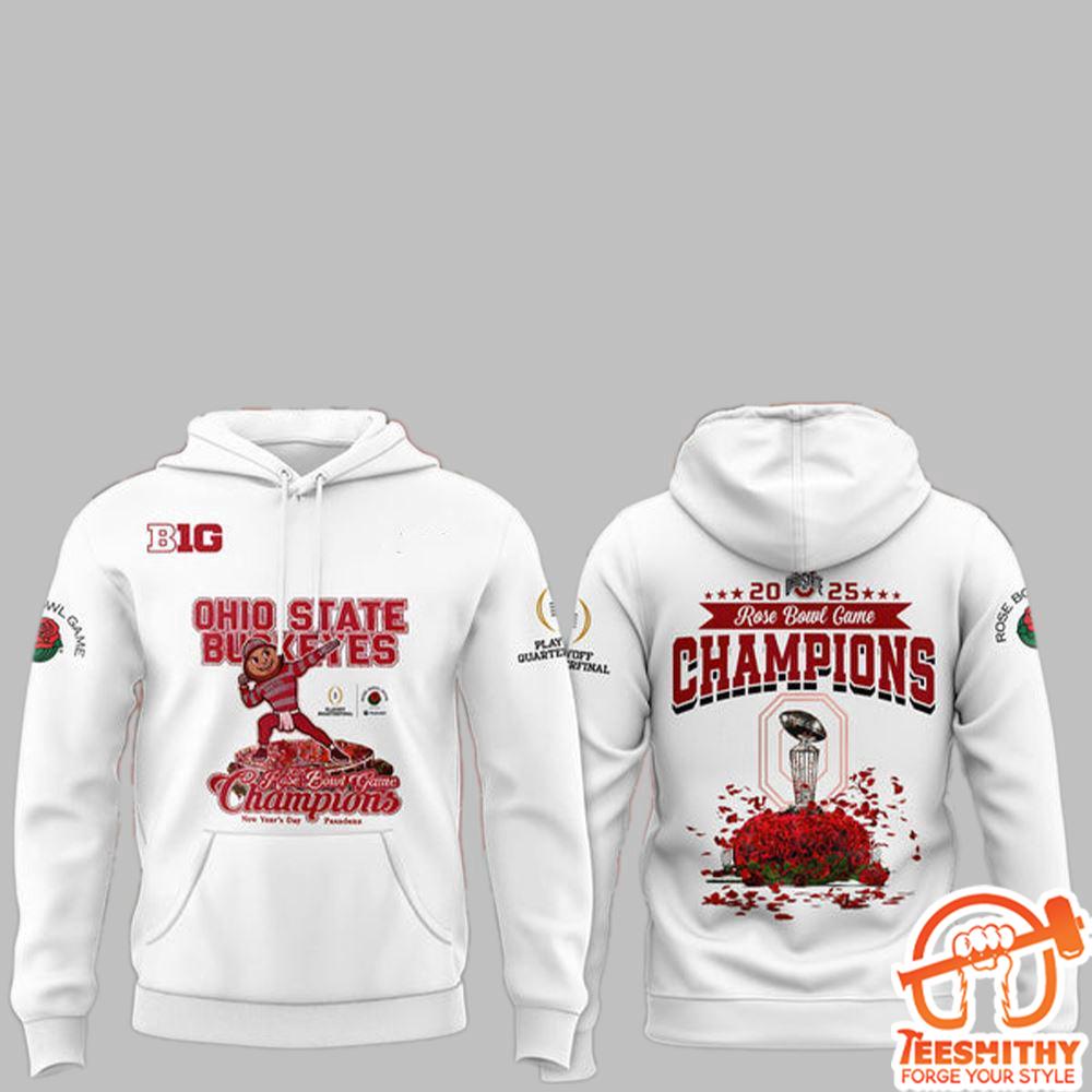 Buckeyes Champions Rose Bowl Game 2025 Hoodie