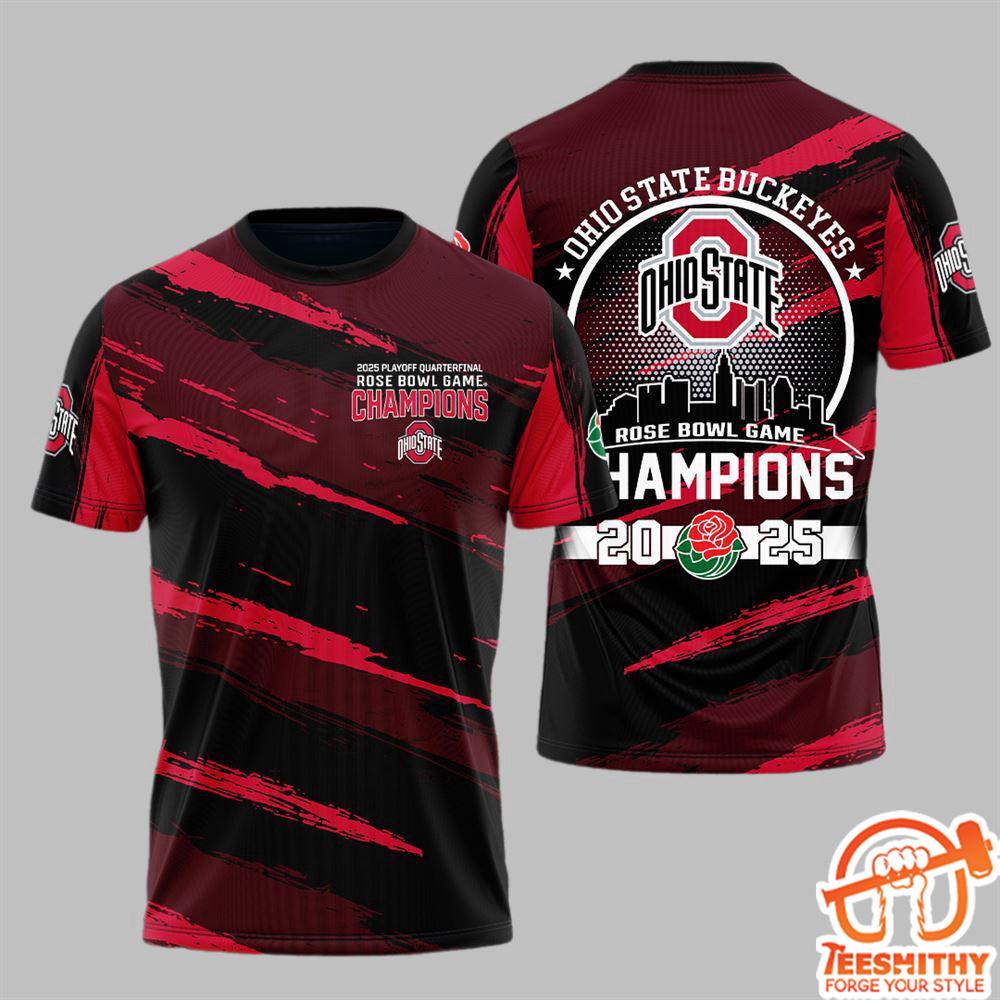 Buckeyes Rose Bowl Game Champions 2025 Shirt