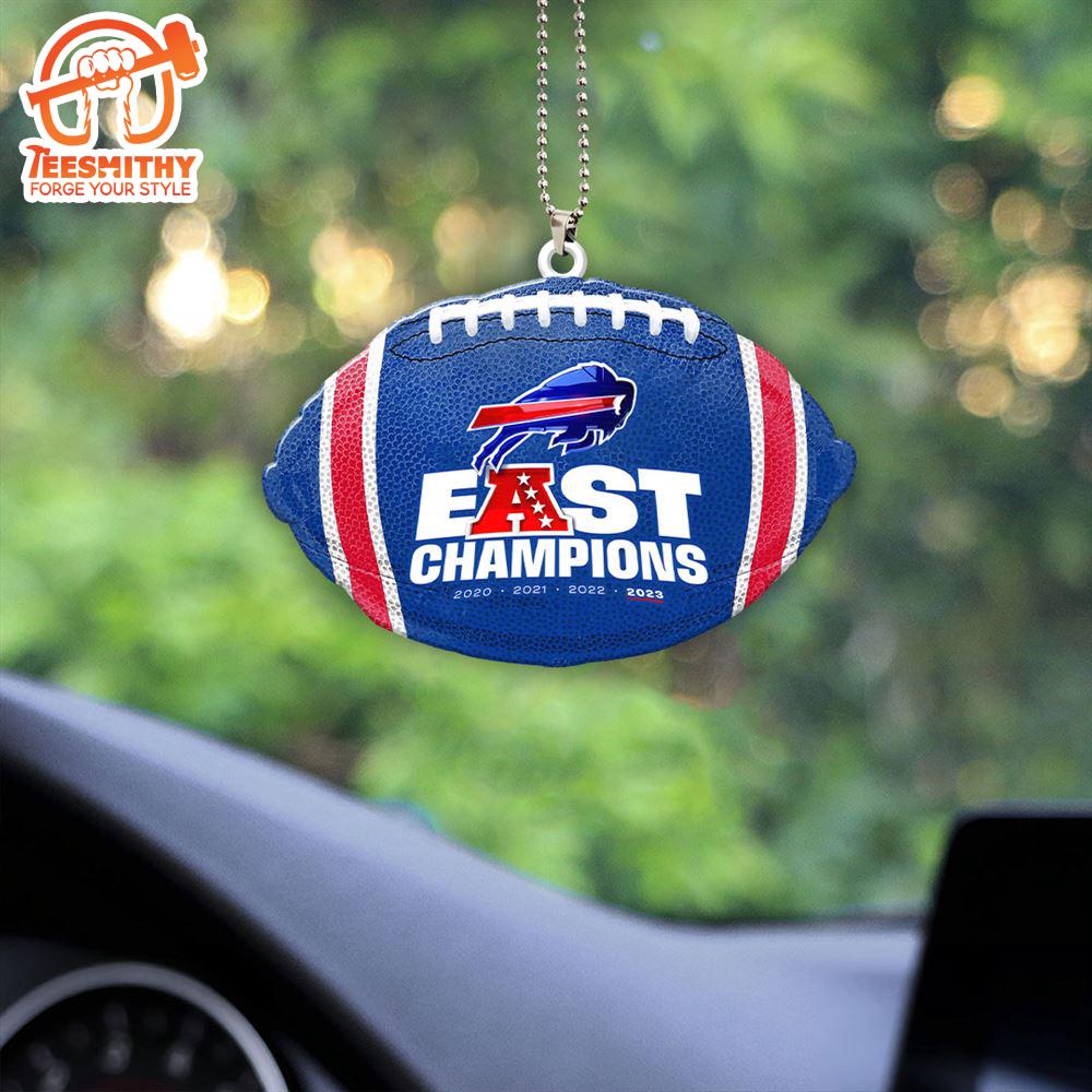 Buffalo Bills Custom Shape 2-sided Acrylic Car Ornament