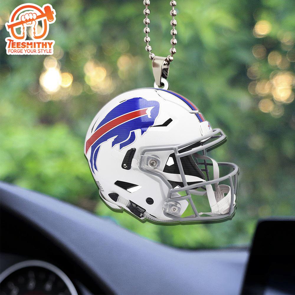 Buffalo Bills Custom Shape 2-sided Acrylic Car Ornament Gift For Xmas