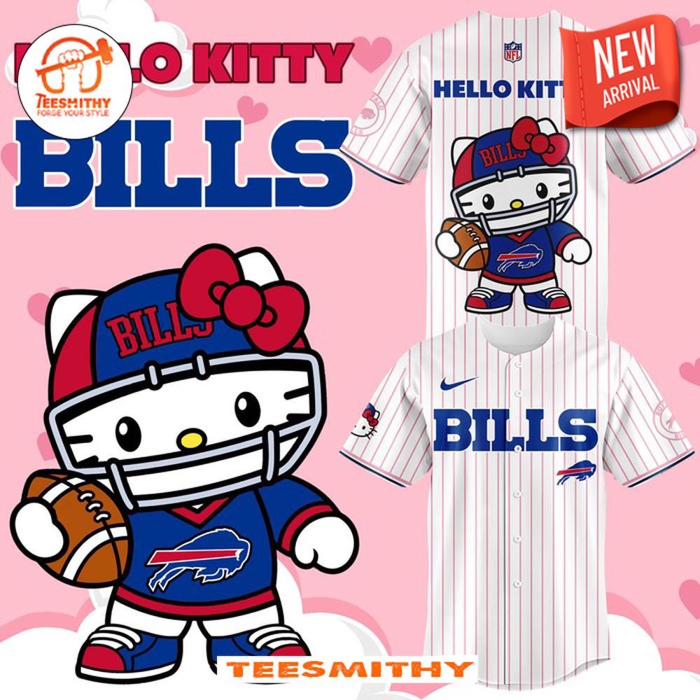 Buffalo Bills Hello Kitty 2024 Baseball Jersey