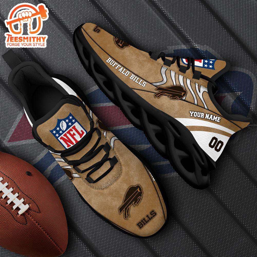 Buffalo Bills NFL Clunky Shoes For Fans Custom Name And Number  Gift Christmas