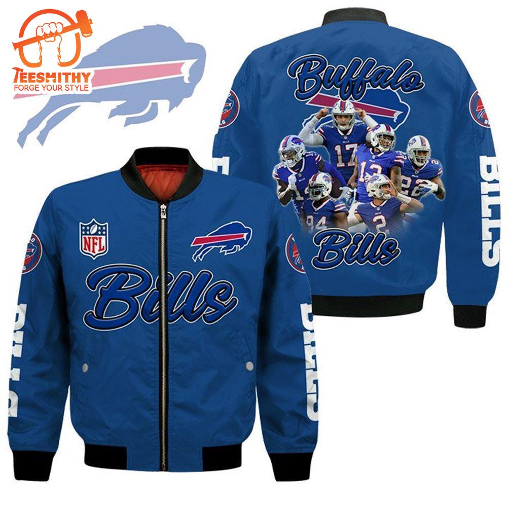 Buffalo Bills Players Nfl Bomber Jacket  Gift For Fans