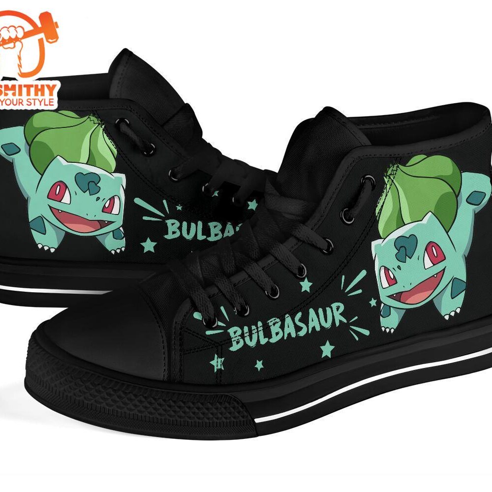 Bulbasaur High Top Shoes Gift Idea