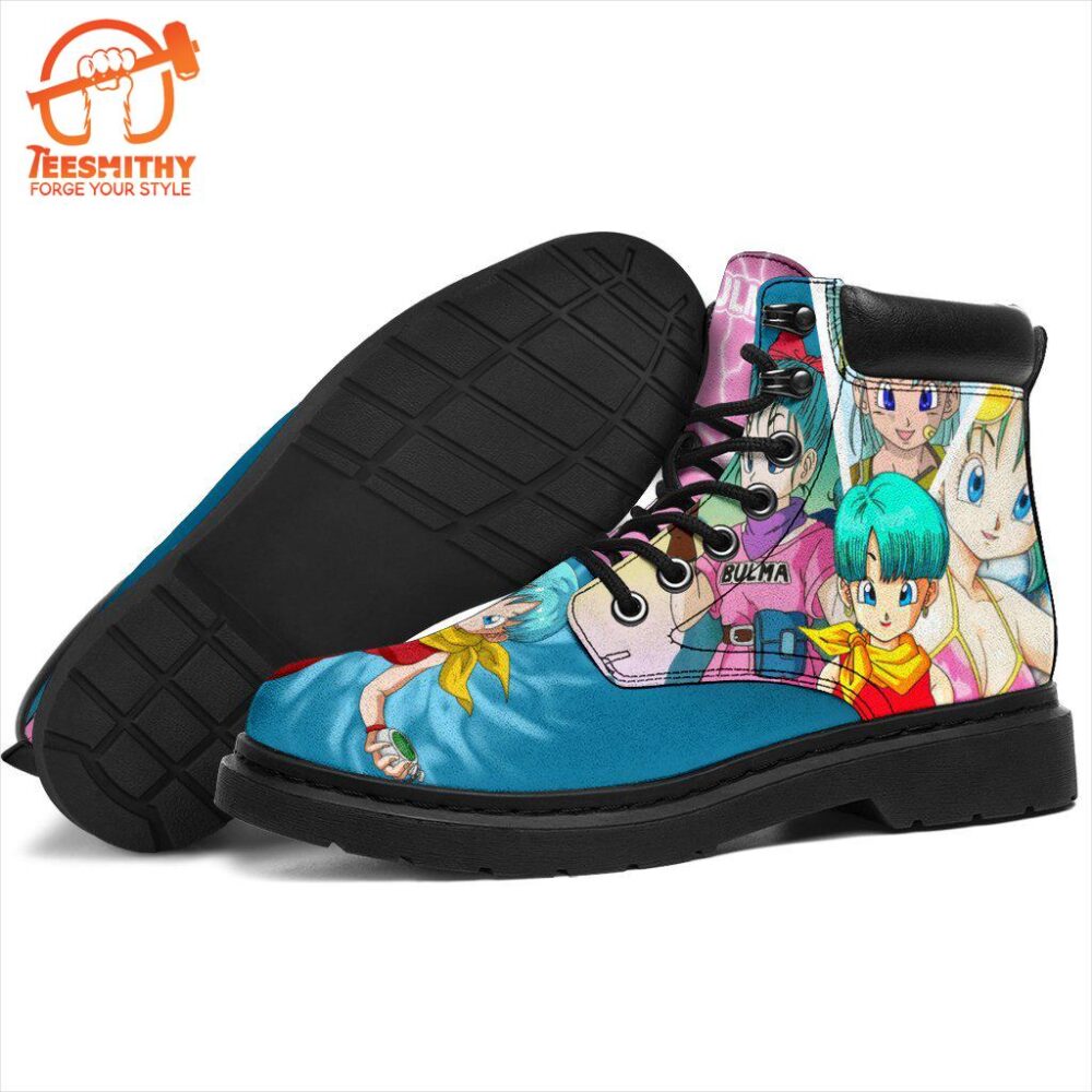 Bulma Dragon Ball Boots Shoes Custom Anime Fan Gift Idea