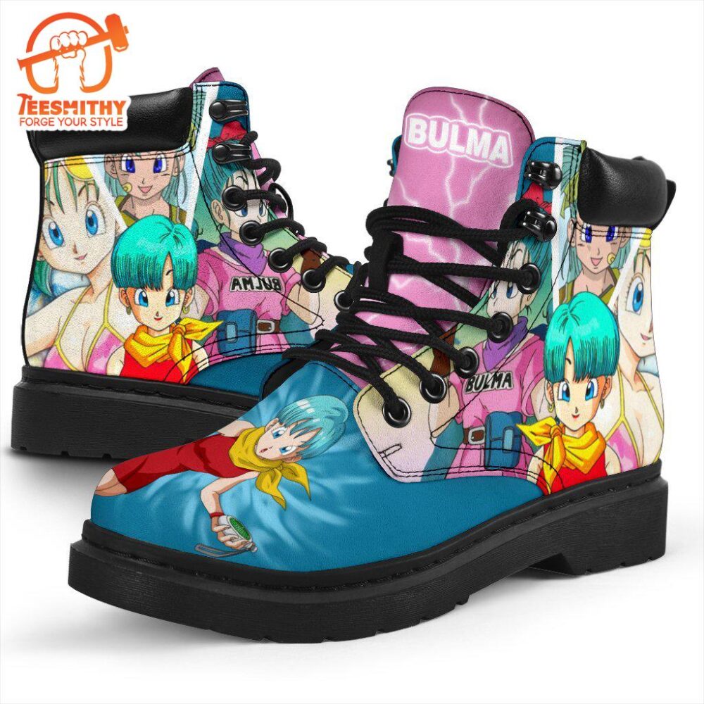 Bulma Dragon Ball Boots Shoes Custom Anime Fan Gift Idea