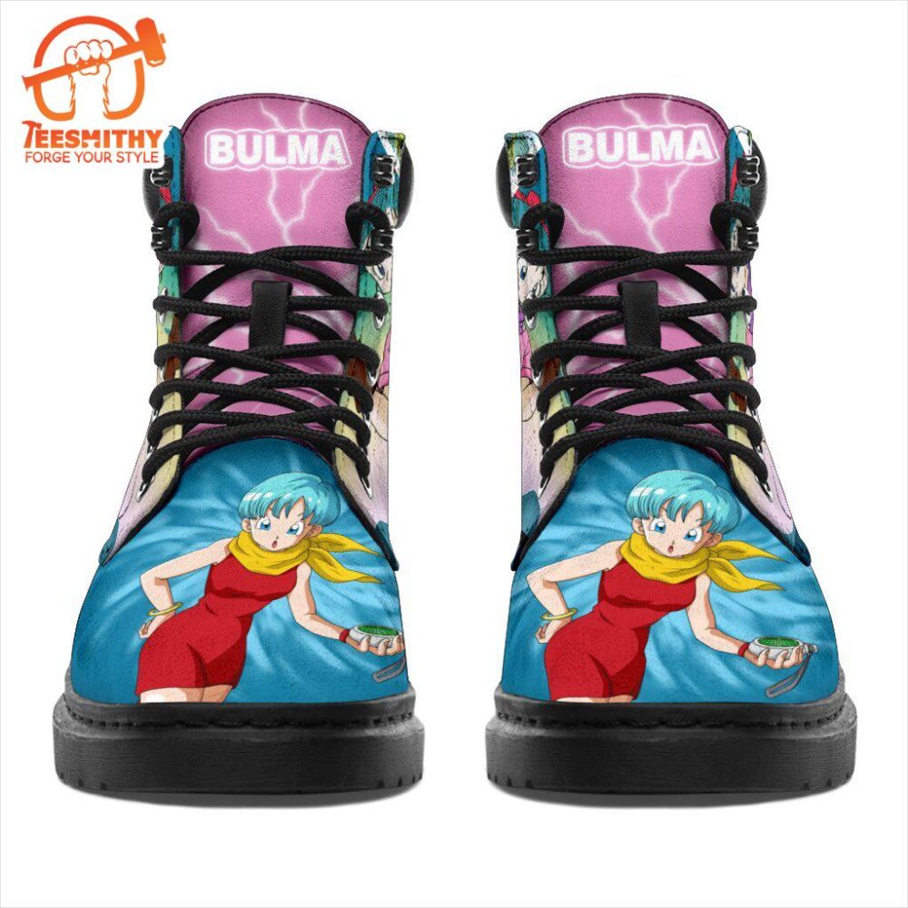 Bulma Dragon Ball Boots Shoes Custom Anime Fan Gift Idea