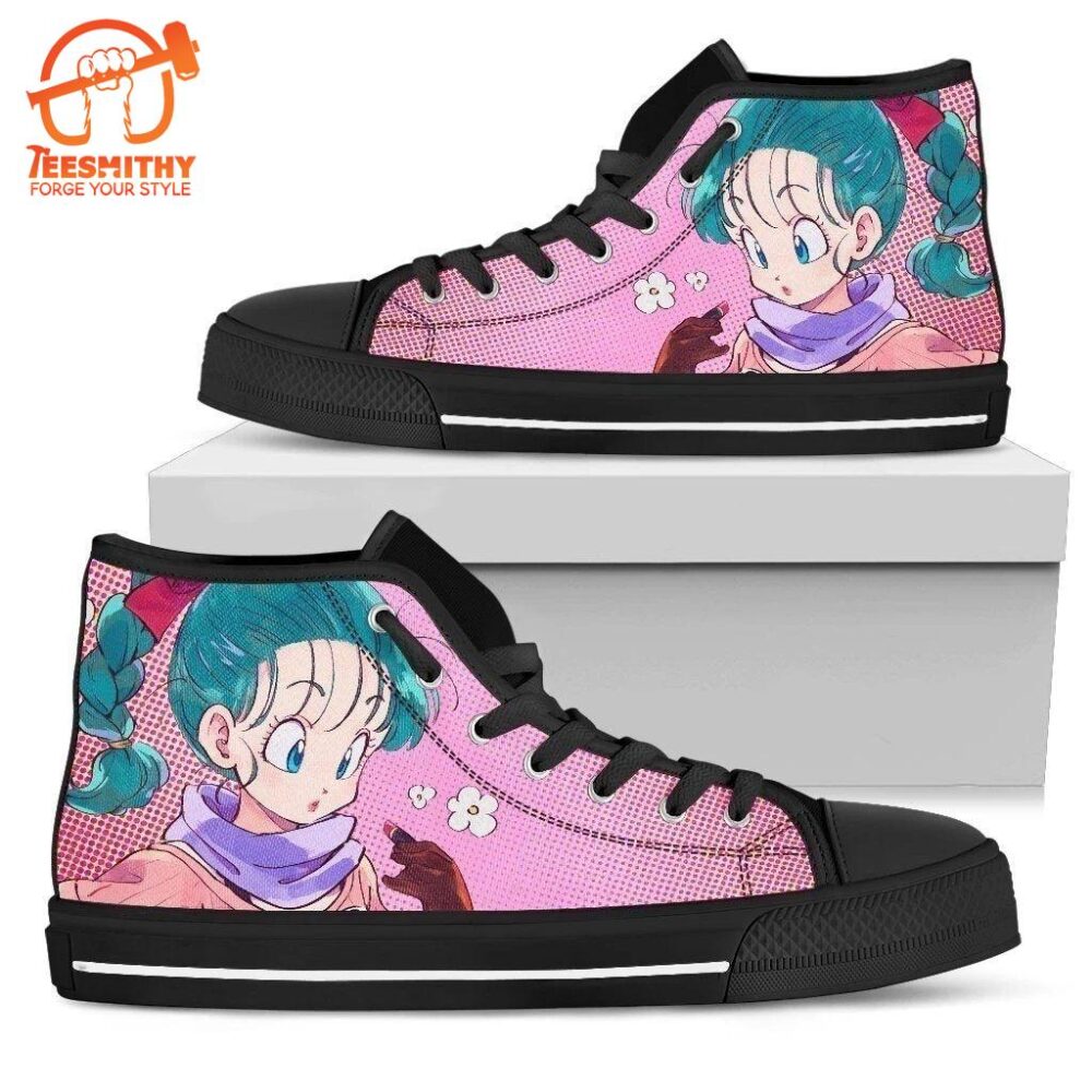 Bulma High Top Shoes Dragon Ball Custom Idea