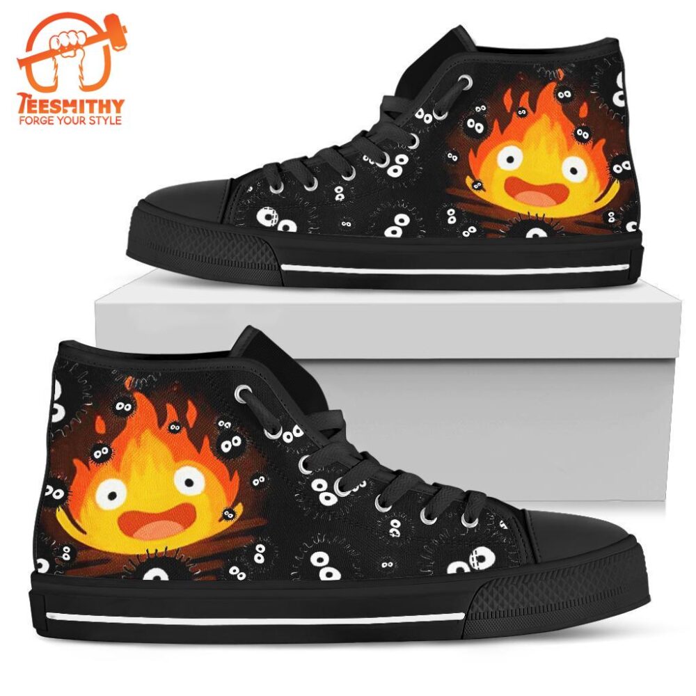 Calcifer High Top Shoes Howl’s Moving Castle