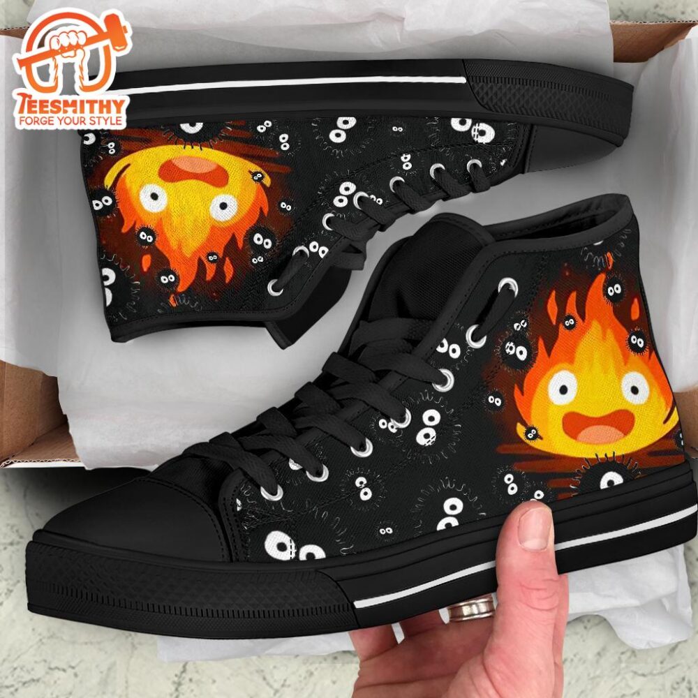 Calcifer High Top Shoes Howl’s Moving Castle