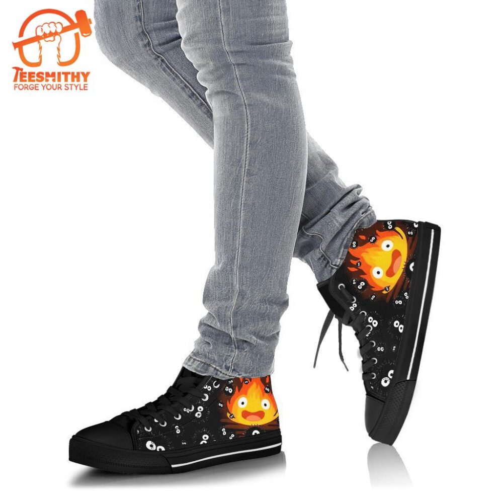 Calcifer High Top Shoes Howl’s Moving Castle