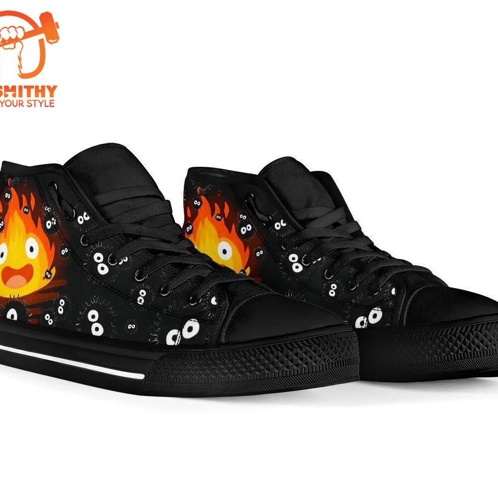 Calcifer High Top Shoes Howl’s Moving Castle