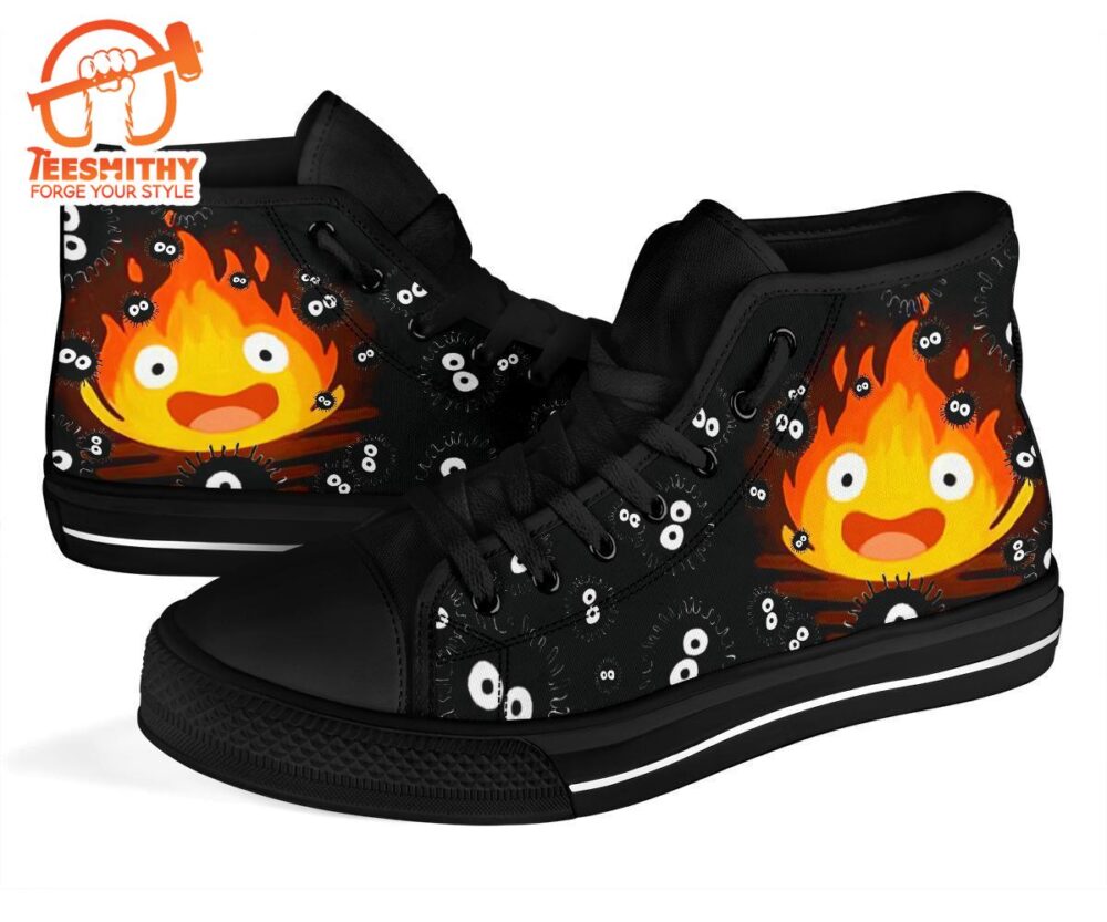 Calcifer High Top Shoes Howl’s Moving Castle