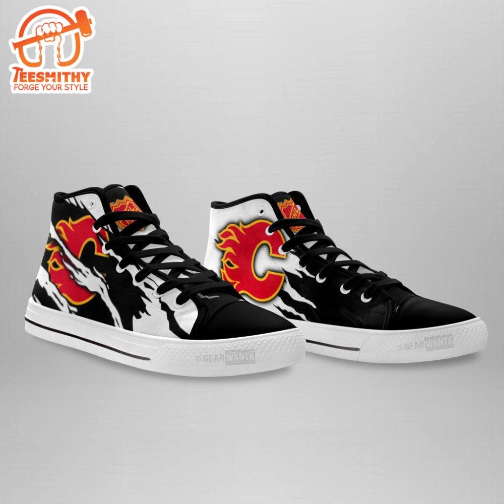 Calgary Flames High Top Shoes Custom For Fans