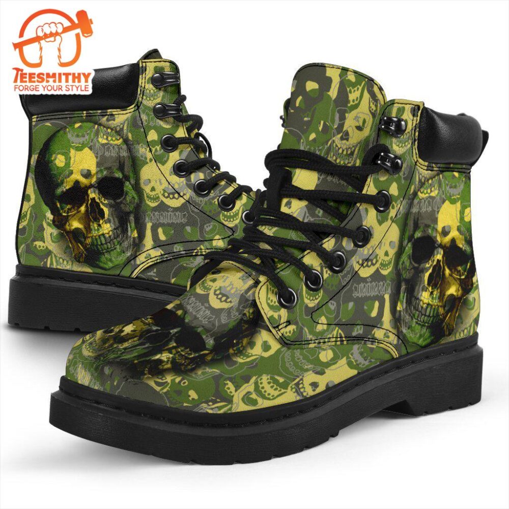 Camo Skull Boots Amazing Gift Idea