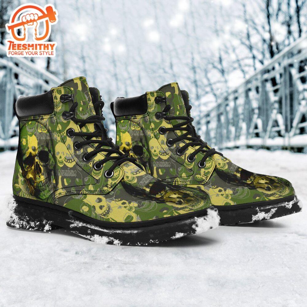 Camo Skull Boots Amazing Gift Idea