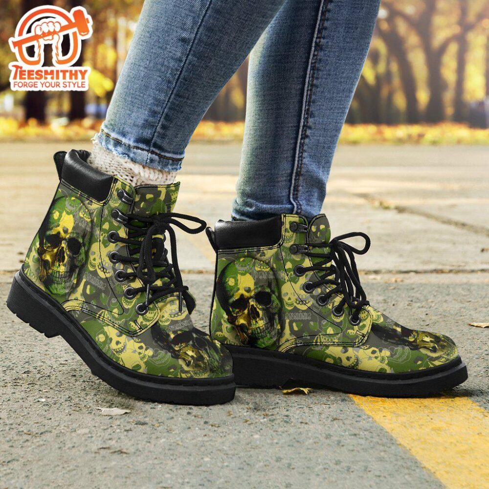 Camo Skull Boots Amazing Gift Idea