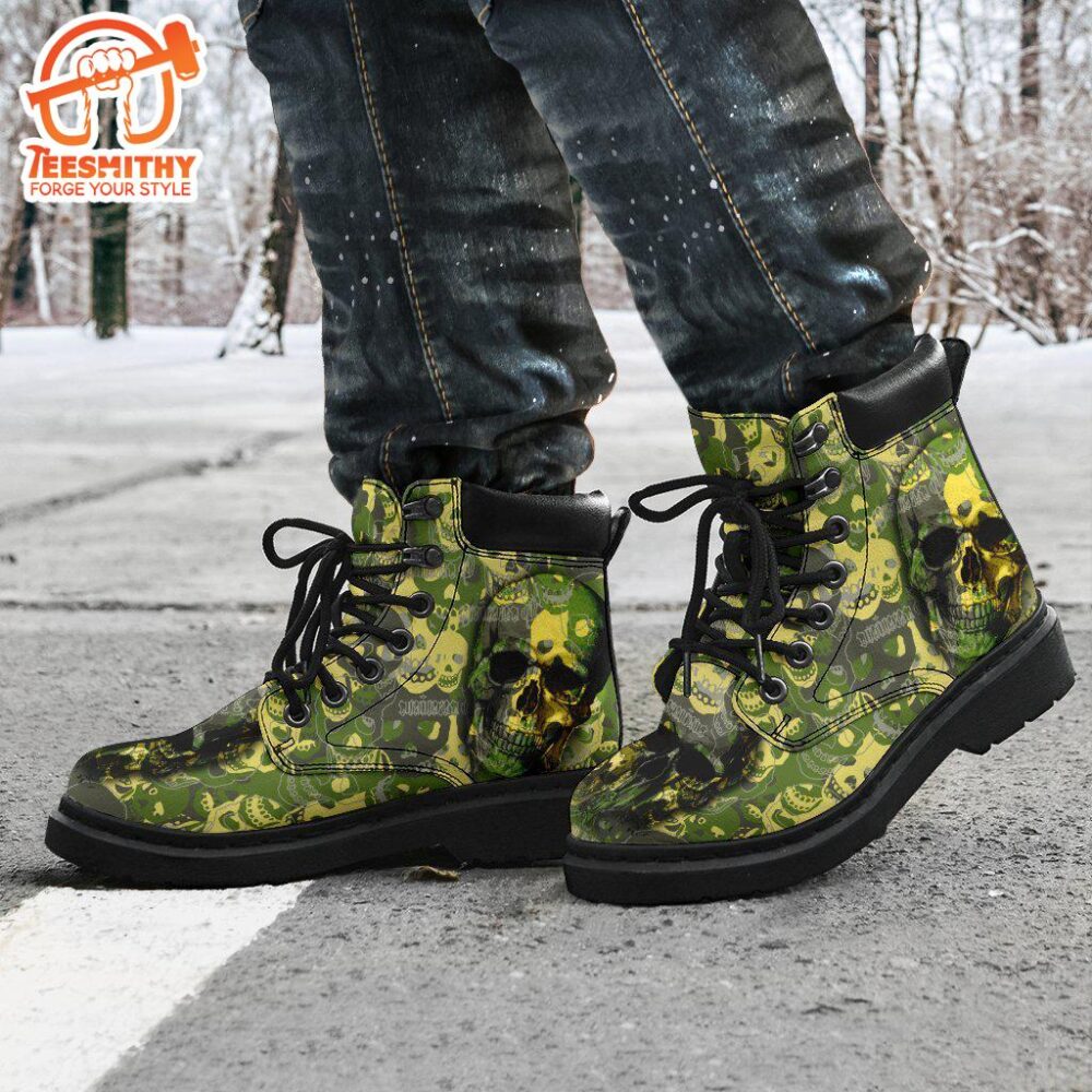 Camo Skull Boots Amazing Gift Idea