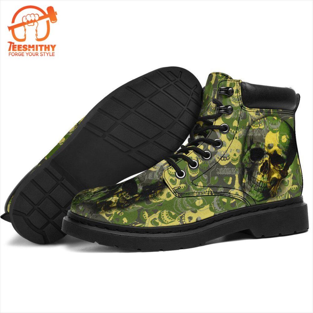 Camo Skull Boots Amazing Gift Idea