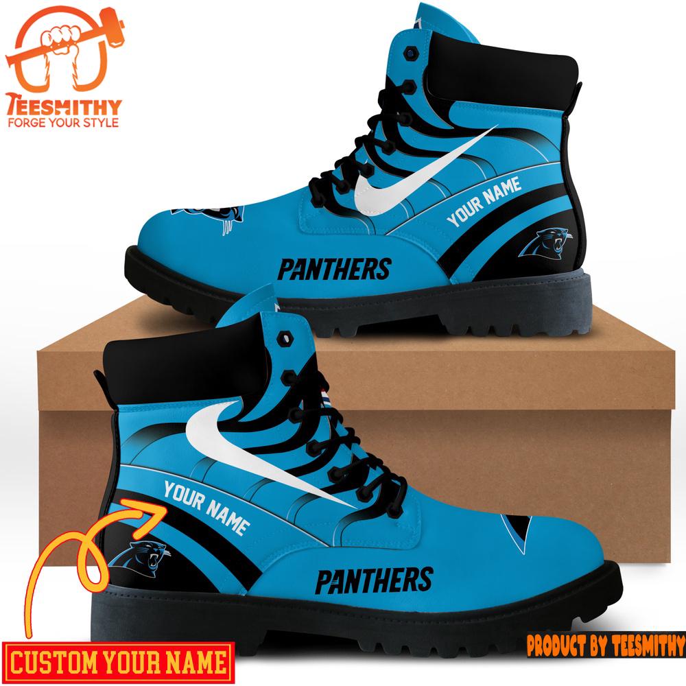 Carolina Panthers Custom Boots Shoes Idea Gift For Fan