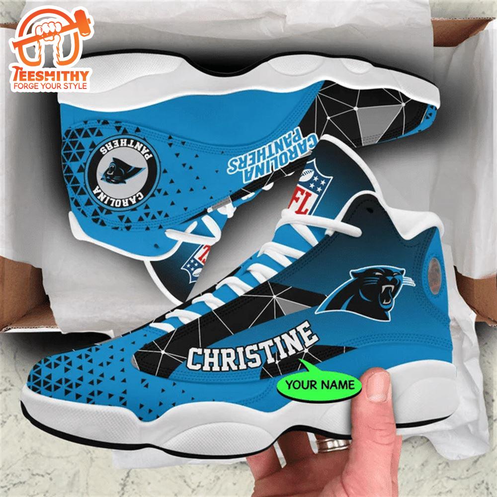 Carolina Panthers NFL Personalized Jordan 13 Shoes  Gift Christmas