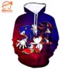 Cartoon Games Sonic – Sonic Shadow The Hedgehog All Over Print Hoodie