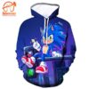 Cartoon Games Sonic – Sonic The Hedgehog All Over Print Hoodie For Teens Men Women