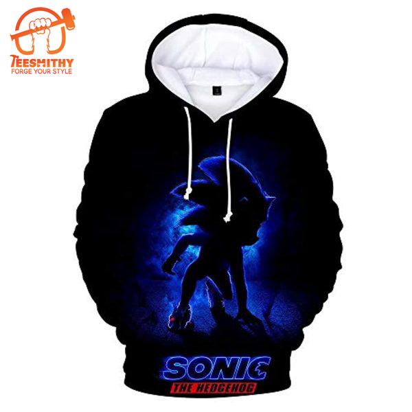 Cartoon Games Sonic – Sonic The Hedgehog All Over Print Hoodie