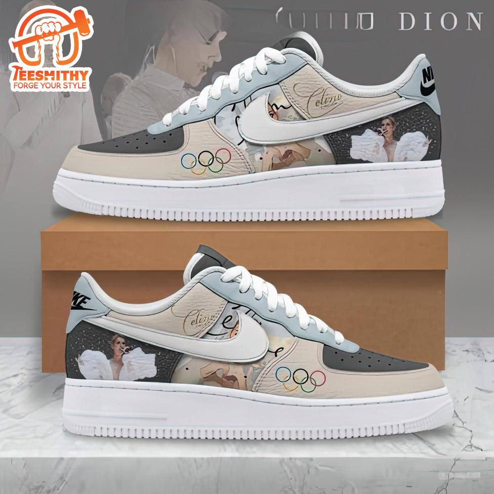 Celine Dion Olympic Paris 2024 True Star Air Force 1 Shoes