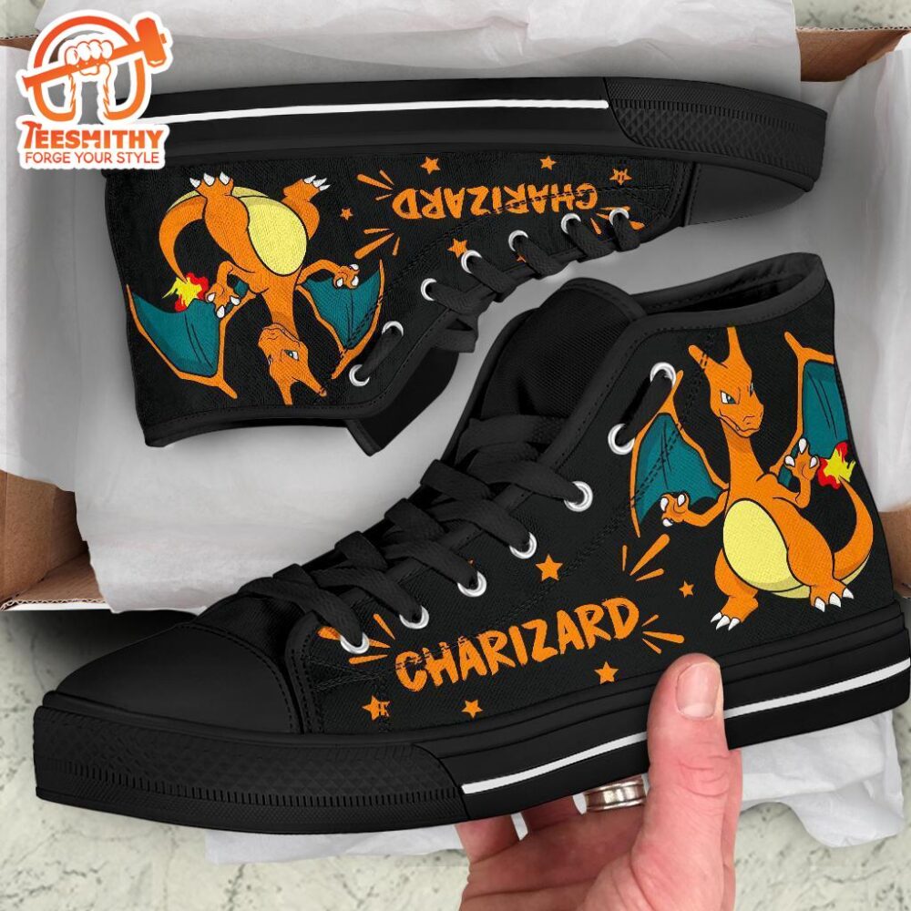 Charizard High Top Shoes Gift Idea