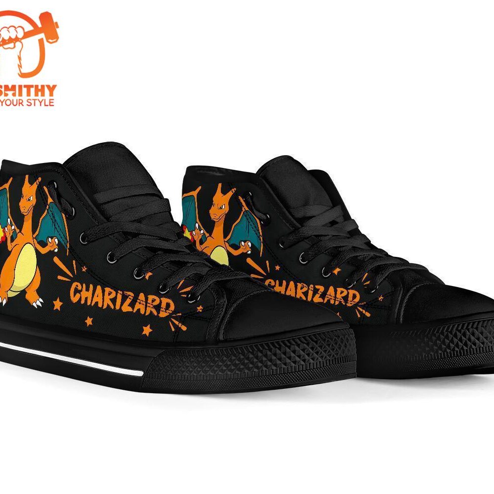 Charizard High Top Shoes Gift Idea