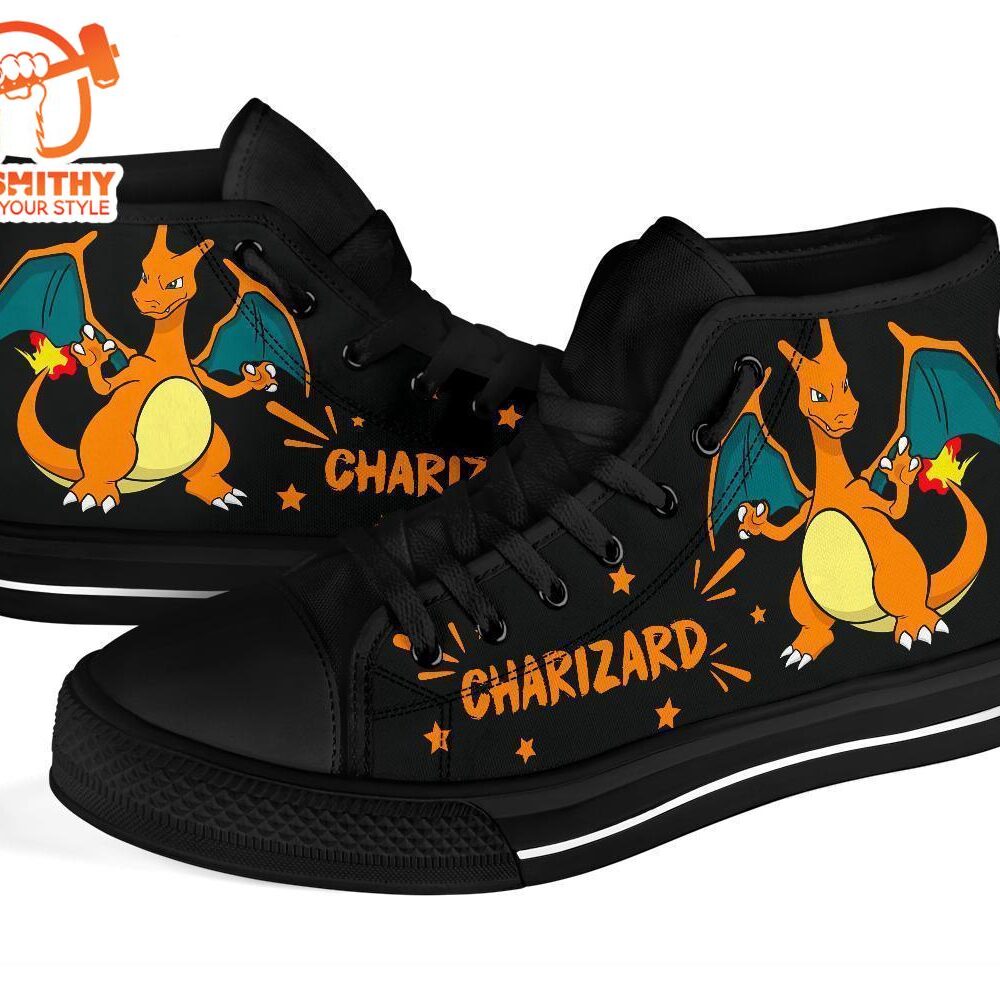 Charizard High Top Shoes Gift Idea