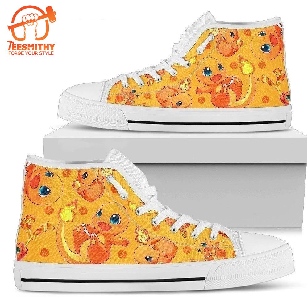 Charmander Shoes High Top For Poke Custom Idea