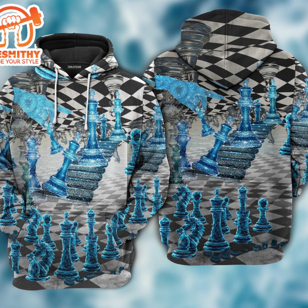 Chess Is Like A Game All Over Print Hoodie