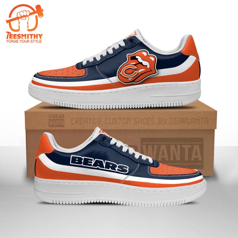 Chicago Bears Air Sneakers Custom Force Shoes Sexy Lips For Fans  Gift For Christmas