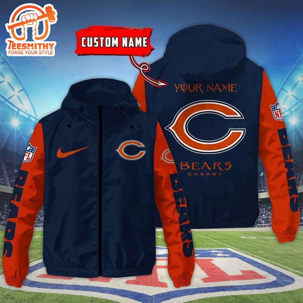 Chicago Bears Custom Name Outdoor Jacket