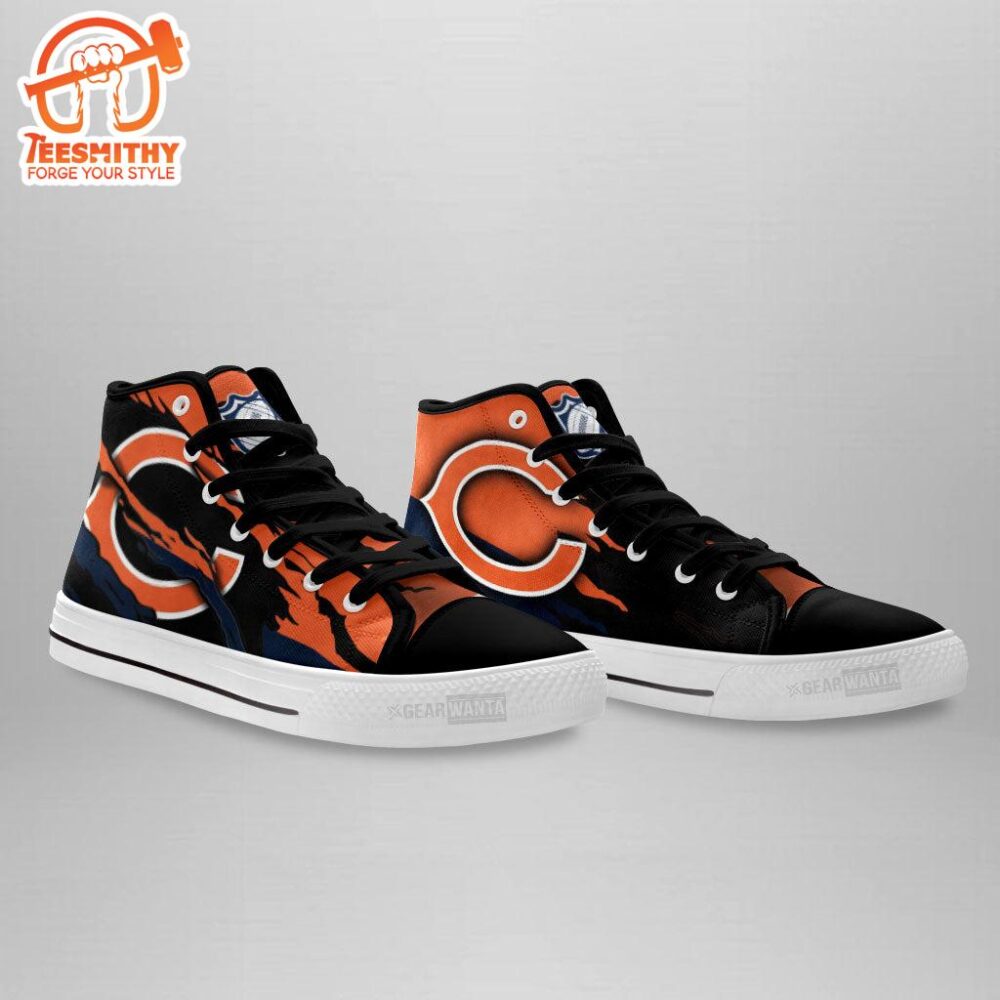 Chicago Bears High Top Shoes Custom For Fans