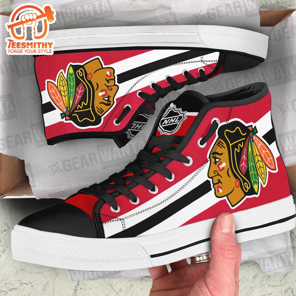 Chicago Blackhawks High Top Shoes Custom Sneakers