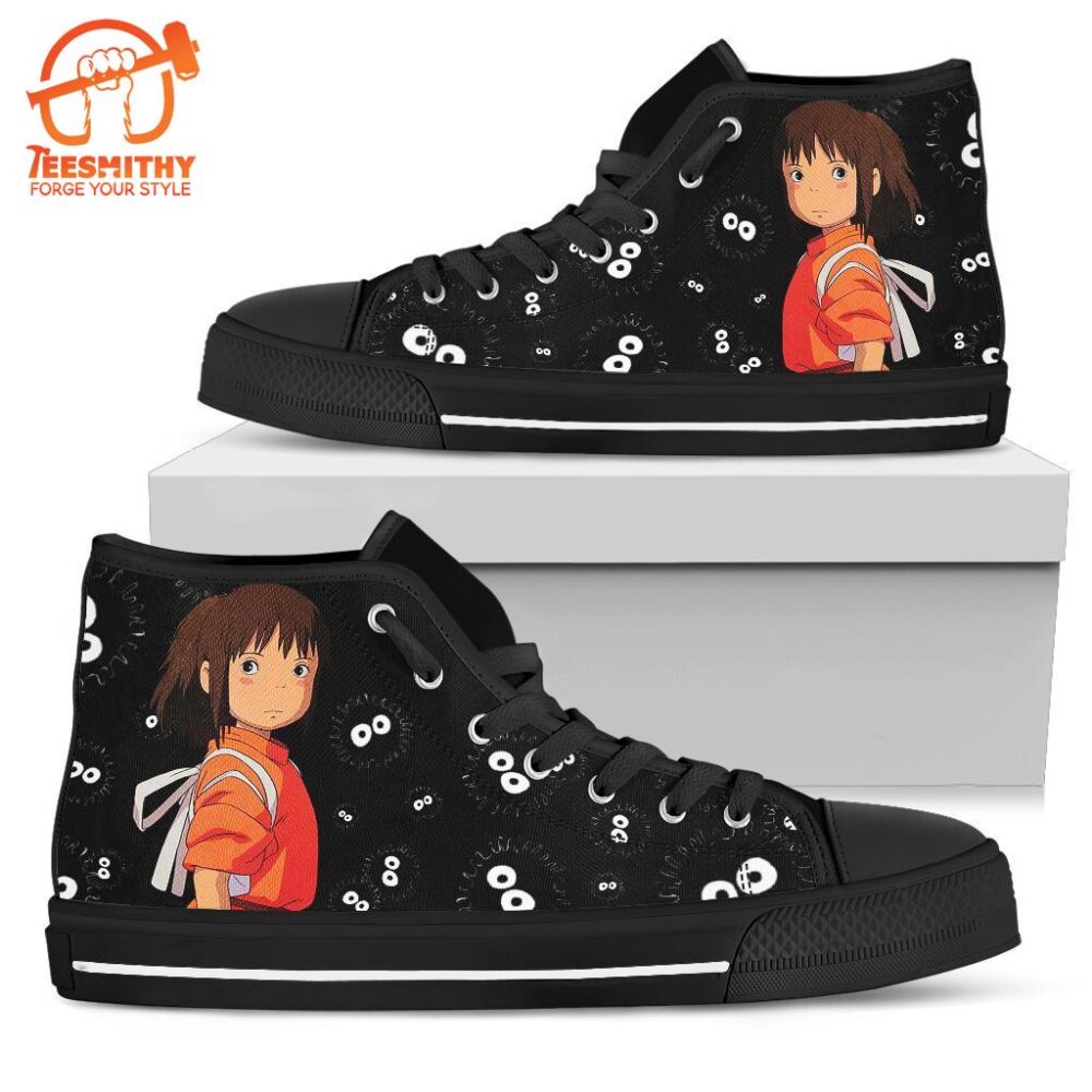 Chihiro Spirited Away Sneakers Ghibli High Top Shoes Custom