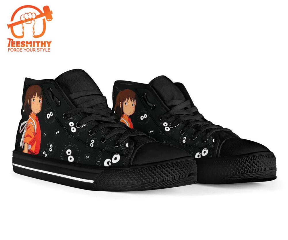 Chihiro Spirited Away Sneakers Ghibli High Top Shoes Custom