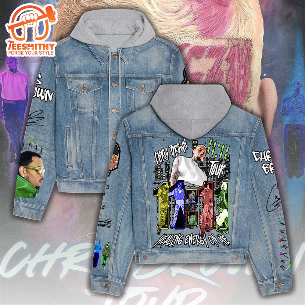 Chris Brown Women’s Denim Hood Jacket